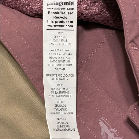 Patagonia Wayfarer Hybrid Walk Shorts Evening Mauve Men's 38 - Picture 5 of 9